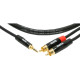 Klotz KY7-300 - Y kábel, JACK-RCA, 3 m