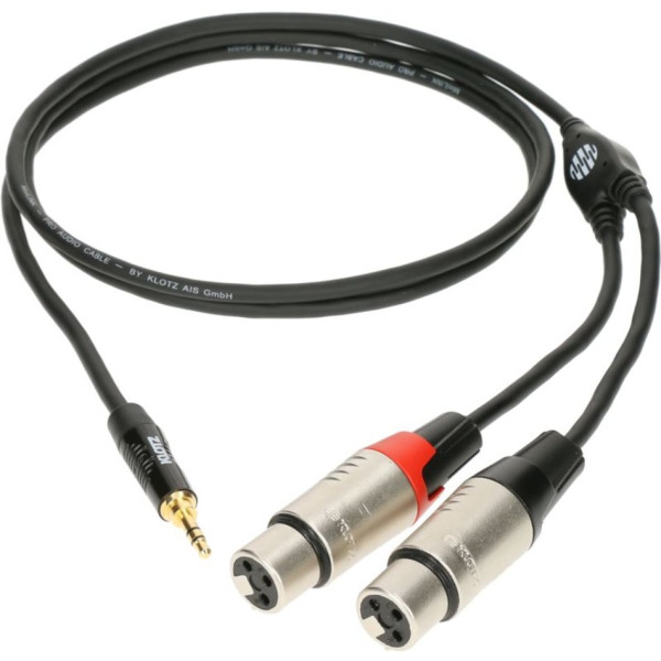 Klotz KY8-300 - Y kábel, JACK-XLR, 3 m
