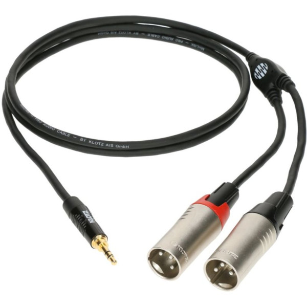 Klotz KY9-180 - Y kábel, JACK-XLR, 1,8 m