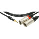 Klotz KY9-180 - Y kábel, JACK-XLR, 1,8 m