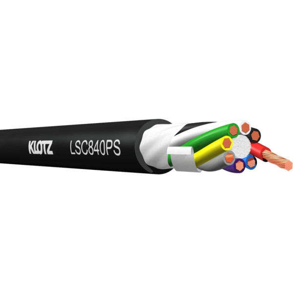 Klotz LSC840PS.050 - multicore hangfalkábel, 8x4 mm, PUR,  50 m