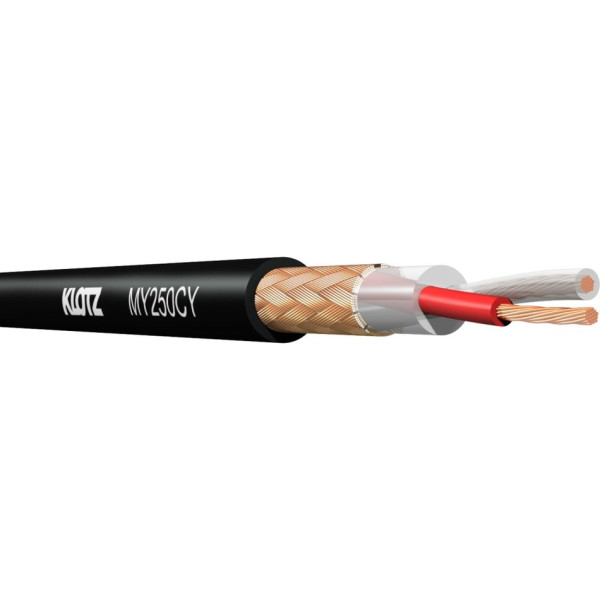 Klotz MY250CY - professzionális mikrofonkábel, 2x0,5 mm, PVC, a gyári kiszereléstől eltérő hosszban Klotz MY250CY - professzionális mikrofonkábel, 2x0,5 mm, PVC, a gyári kiszereléstől eltérő hosszban