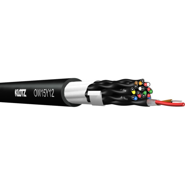 Klotz OW15Y12.100 - OmniWIRE AES/EBU 12x2x0,15 mm stúdió, - és mobil csoportkábel, 100 m Klotz OW15Y12.100 - OmniWIRE AES/EBU 12x2x0,15 mm stúdió, - és mobil csoportkábel, 100 m