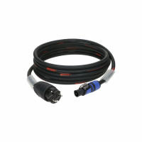 Klotz PT2-GA-0500 - hálózati kábel, TITANEX H07RN-F 3x2,5 mm2, Schuko - Neutrik  NAC3FXXA csatlakozók, 50 m