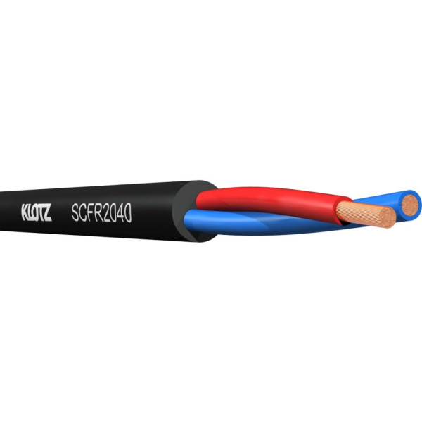 Klotz SCFR2040 - SCFR tűzálló installációs hangfalkábel, a gyári kiszereléstől eltérő hosszban Klotz SCFR2040 - SCFR tűzálló installációs hangfalkábel, a gyári kiszereléstől eltérő hosszban