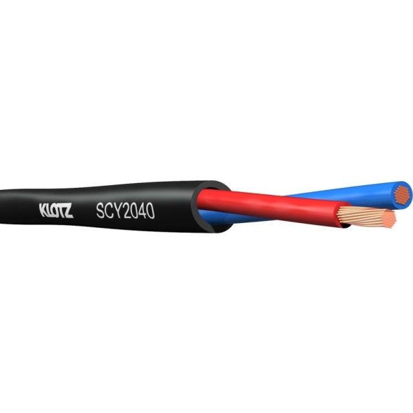 Klotz SCY2040.020 - twinax installációs hangfalkábel, 2x4 mm, 20 m Klotz SCY2040.020 - twinax installációs hangfalkábel, 2x4 mm, 20 m