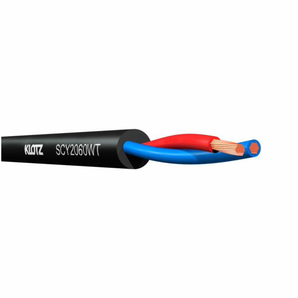 Klotz SCY2060WT - twinax vízálló installációs hangfalkábel, 2x6 mm Klotz SCY2060WT - twinax vízálló installációs hangfalkábel, 2x6 mm