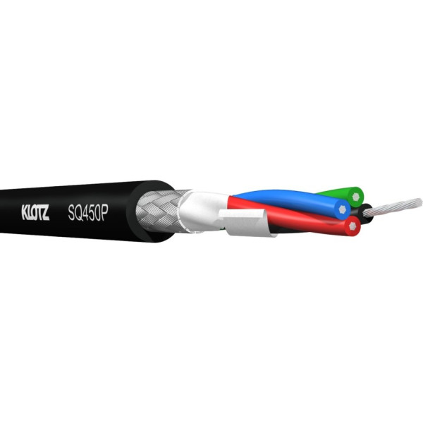 Klotz SQ450P - SQ450P Star Quad patch-, és mikrofonkábel, a gyári kiszereléstől eltérő hosszban