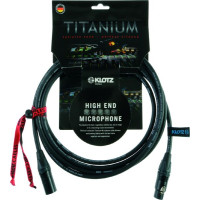 Klotz TI-M0500 - Titánium StarQuad mikrofonkábel, 5 m Klotz TI-M0500 - Titánium StarQuad mikrofonkábel, 5 m