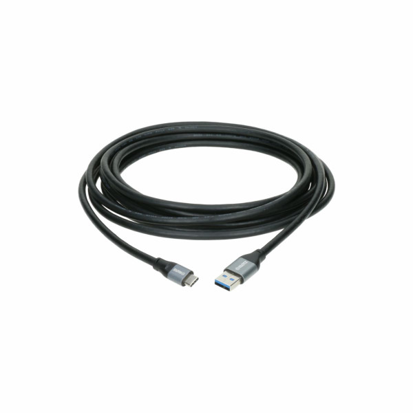 Klotz USB-AC-5.0 - USB 3.1 szupersebességű kábel, USB-A/USB-C csatlakozókkal, 5 m Klotz USB-AC-5.0 - USB 3.1 szupersebességű kábel, USB-A/USB-C csatlakozókkal, 5 m