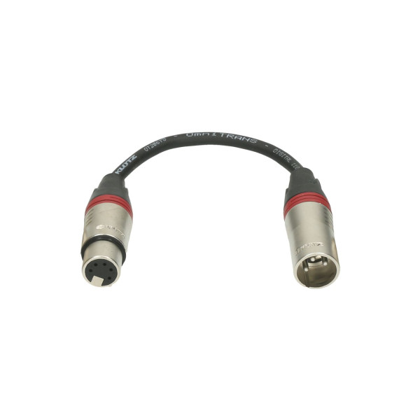 Klotz XLR-DMXK5F3M - DMX adapter kábel, 0,2 m