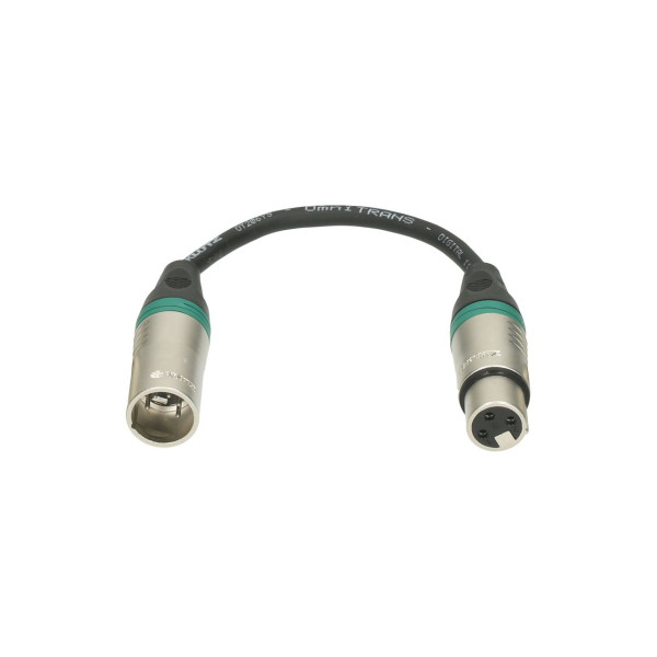 Klotz XLR-DMXK5M3F - DMX adapter kábel, 0,2 m