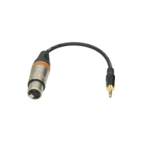 Klotz XLR-FP3.5 - JACK-XLR kábel, 0,2 m Klotz XLR-FP3.5 - JACK-XLR kábel, 0,2 m