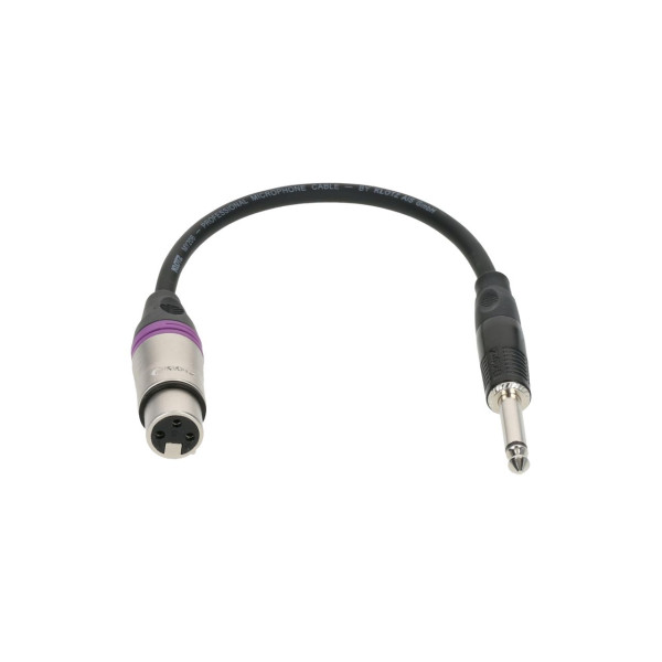 Klotz XLR-FPU6.3 - JACK-XLR kábel, 0,2 m