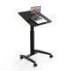 König & Meyer 12186 - laptop asztal - univerzális, állítható és mozgatható, fekete