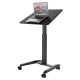 König & Meyer 12186 - laptop asztal - univerzális, állítható és mozgatható, fekete