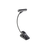 König & Meyer 12247 - kottalámpa - T-model Flex Light 1x8 LED (4200 lux), csíptethető, elemmel vagy AC adaprel táplálható, flexibilis, fekete König & Meyer 12247 - kottalámpa - T-model Flex Light 1x8 LED (4200 lux), csíptethető, elemmel vagy AC adaprel táplálható, flexibilis, fekete