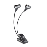 König & Meyer 12273 - kottalámpa - Double T-model Flex Light 2x4 LED, csíptethető, elemmel vagy AC adaprel táplálható, flexibilis, fekete König & Meyer 12273 - kottalámpa - Double T-model Flex Light 2x4 LED, csíptethető, elemmel vagy AC adaprel táplálható, flexibilis, fekete