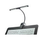 König & Meyer 12295 - kottalámpa 12 LED (2x1400 lux), fényerőszabályzó, 3xAA elem és 110-240 V AC adapter, fekete