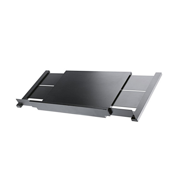 König & Meyer 12338 - karmesteri "Orchestra" kottaállvány szélesre nyitható pult, 575 (870) x 360 mm, fekete bükk, a 12330 és a 12331 alapegységekhez König & Meyer 12338 - karmesteri "Orchestra" kottaállvány szélesre nyitható pult, 575 (870) x 360 mm, fekete bükk, a 12330 és a 12331 alapegységekhez