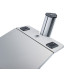 König & Meyer 12386 - Ovation Pro előadói pulpitus 2 mikrofonhoz előkészített, elegáns szónoki pult, extrudált alumíniumból, ezült König & Meyer 12386 - Ovation Pro előadói pulpitus 2 mikrofonhoz előkészített, elegáns szónoki pult, extrudált alumíniumból, ezült