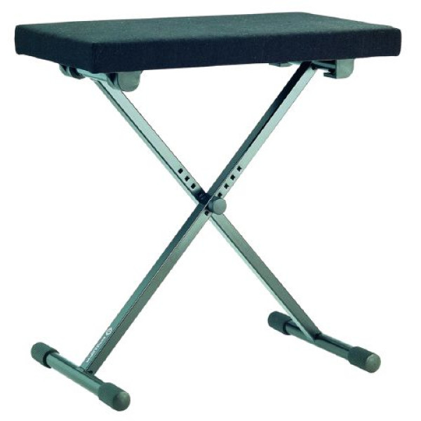 König & Meyer 14066 - zongoraszék összecsukható, szövet borítású, 540x300 mm, fekete