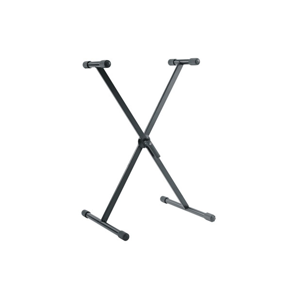 König & Meyer 18933 - billentyűállvány X-típusú, acél, 250 mm-es tartókarral, fekete