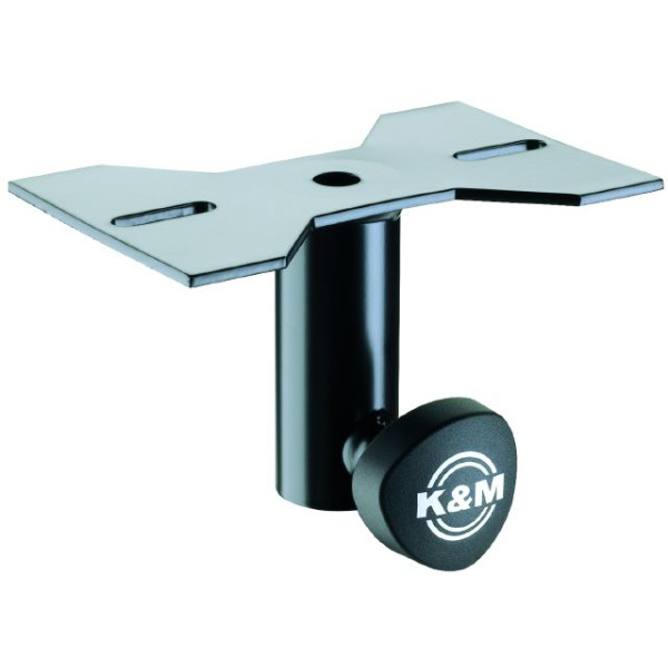 König & Meyer 195/8 - hangfal adapter talpas, 36 mm átmérőjű, hangfal állványhoz, fekete
