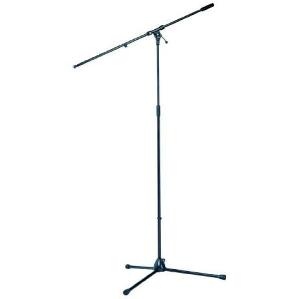 König & Meyer 21021 - overhead mikrofonállvány dobokhoz studóba, színpadra, fekete