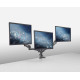 König & Meyer 23878 - képernyő/monitor állvány tripla, asztalra szerelhető, maximum 32"-os méretig, fekete König & Meyer 23878 - képernyő/monitor állvány tripla, asztalra szerelhető, maximum 32"-os méretig, fekete