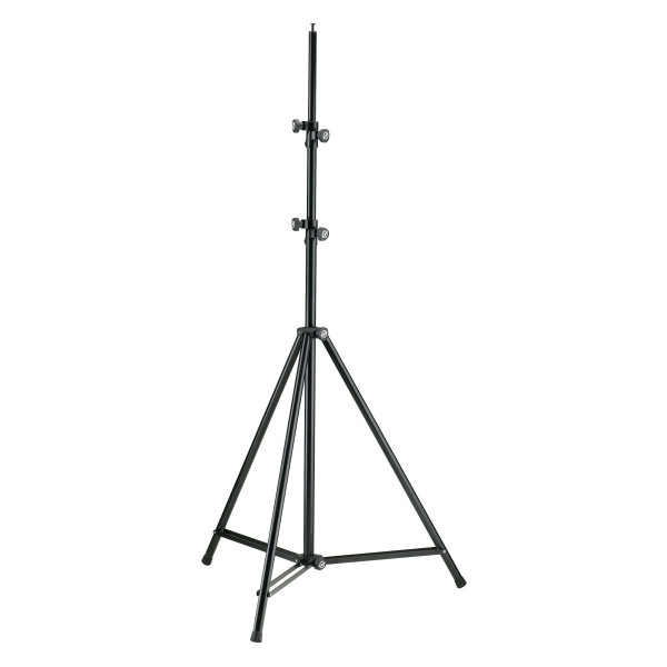 König & Meyer 24640 - világításállvány - 4 m magas, 3 részből álló szárral, M10-es csavarral, fekete