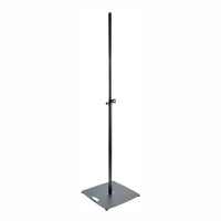 König & Meyer 24651 - világítás/hangfal állvány PRO - talp: 550 x 550 mm + 1 x M20, magasság: 1420-2420 mm, fekete