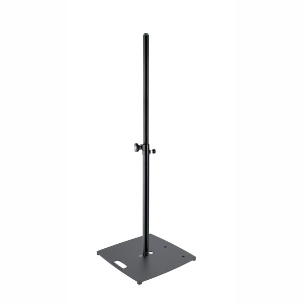 König & Meyer 26727 - hangfalállvány PRO - 35 mm-es vég, 550 x 550 mm + 3xM20 acél talp, 1110-1810 mm magasság, 50 kg terhelhetőség König & Meyer 26727 - hangfalállvány PRO - 35 mm-es vég, 550 x 550 mm + 3xM20 acél talp, 1110-1810 mm magasság, 50 kg terhelhetőség