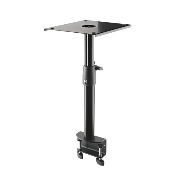König & Meyer 26777 - asztal szélére rögzíthető hangfalállvány - stúdiómonitorhoz, 205 x 245 mm-es fix lappal König & Meyer 26777 - asztal szélére rögzíthető hangfalállvány - stúdiómonitorhoz, 205 x 245 mm-es fix lappal