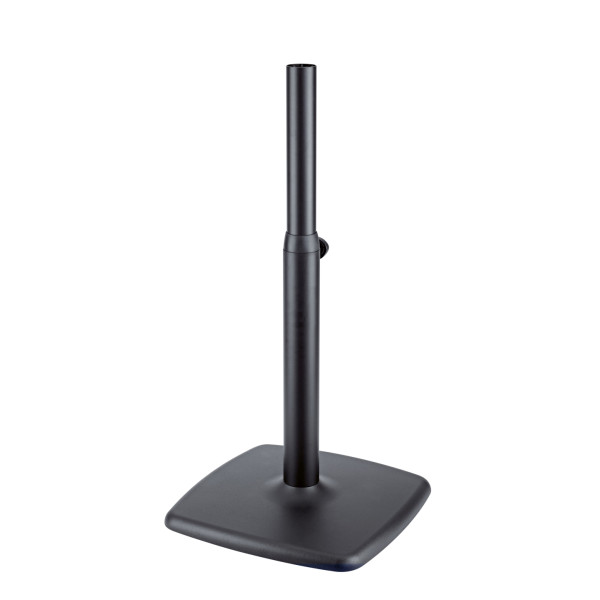 König & Meyer 26791 - monitorállvány alap - elegáns design, talp 480 x 480 mm, magasság: 644 - 1044 mm, fekete