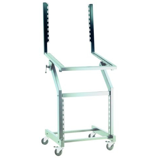 König & Meyer 42021 - bővítő elem a 42020 rack kocsihoz, 9 U, fekete