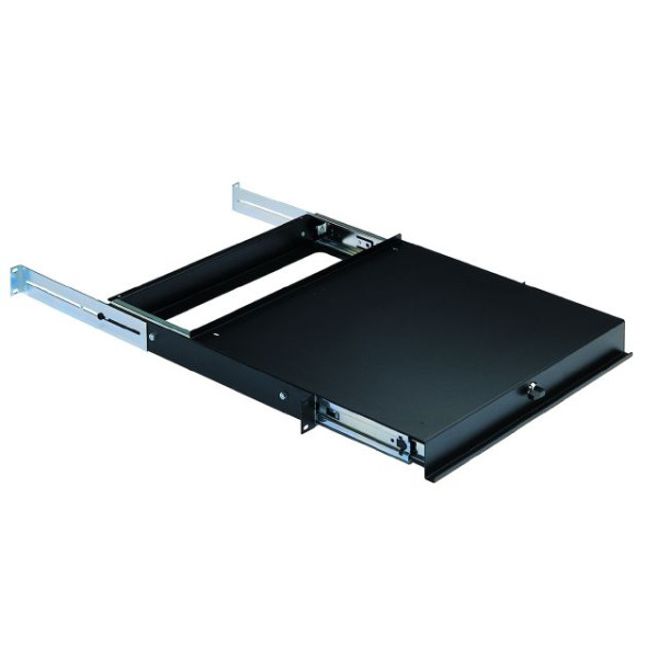 König & Meyer 49070 - rack kihúzható polc (tálca) - 1 U/360 mm, fekete König & Meyer 49070 - rack kihúzható polc (tálca) - 1 U/360 mm, fekete