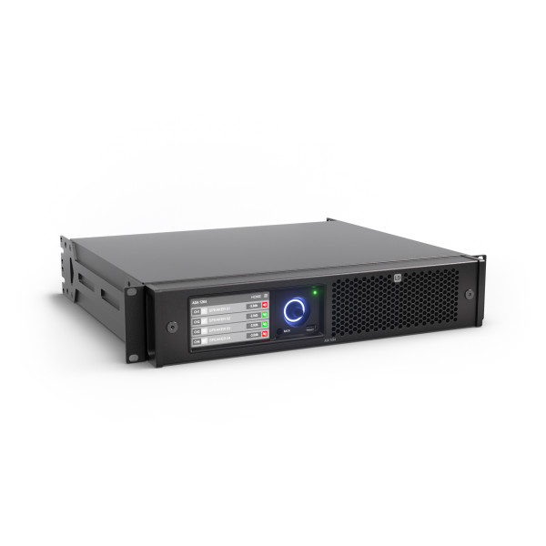 LD Systems ADA 12 K4 - professzionális végerősítő 4 x 2700 W/4 Ohm, DSP vezérlésű, Dante kompatibilis