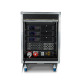 LD Systems ADA 12K4 TOURING RACK - rack-be épített erősítő (3 × ADA 12K4) patch panellel és áramelosztóval, 12 csatornás