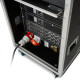LD Systems ADA 12K4 TOURING RACK - rack-be épített erősítő (3 × ADA 12K4) patch panellel és áramelosztóval, 12 csatornás