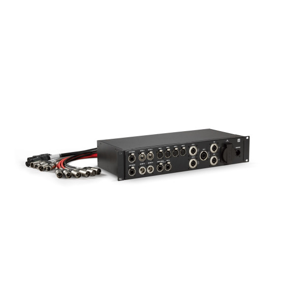 LD Systems ADA SPP - patch panel ADA 12 K4-hez vagy ADA 8 K4-hez, 2U, 19", előlapi I/O