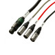 LD Systems ADA SPP - patch panel ADA 12 K4-hez vagy ADA 8 K4-hez, 2U, 19", előlapi I/O