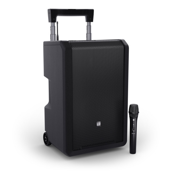 LD Systems ANNY® 10 HHD B6 - ANNY® 10"-os hordozható, akkumulátoros Bluetooth® PA rendszer keverővel, 1x vezeték nélküli kézi mikrofonnal - 655-679 MHz LD Systems ANNY® 10 HHD B6 - ANNY® 10"-os hordozható, akkumulátoros Bluetooth® PA rendszer keverővel, 1x vezeték nélküli kézi mikrofonnal - 655-679 MHz