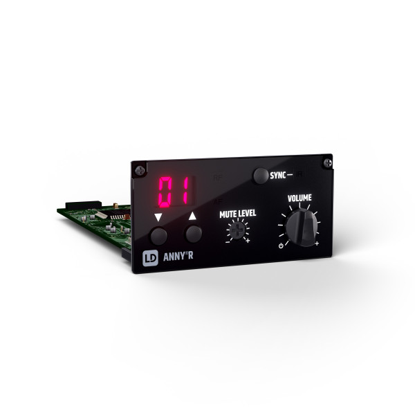 LD Systems ANNY® R B8 - vevőmodul ANNY® mobil PA rendszerhez, 823 - 832 MHz, 863 - 865 MHz LD Systems ANNY® R B8 - vevőmodul ANNY® mobil PA rendszerhez, 823 - 832 MHz, 863 - 865 MHz