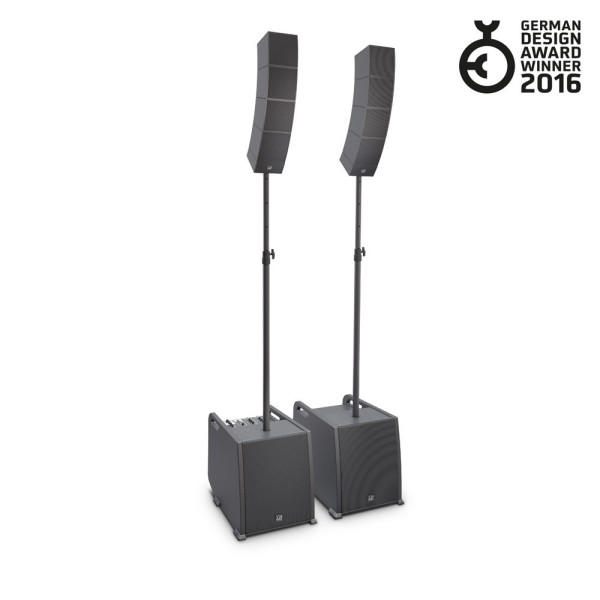 LD Systems CURV 500 LE - hordozható array rendszer dupla készlet, hangfaltartókkal és hangfalkábelekkel LD Systems CURV 500 LE - hordozható array rendszer dupla készlet, hangfaltartókkal és hangfalkábelekkel