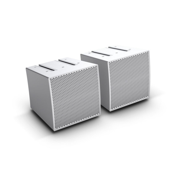 LD Systems CURV 500 S2 W - 2 darab kiegészítő szatellit hangfal a hordozható array rendszerhez, fehér