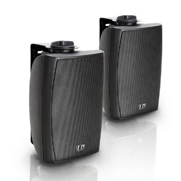 LD Systems CWMS 42 B - 4”-os kétutas, falra szerelhető hangszórópár, fekete