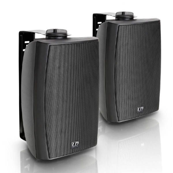 LD Systems CWMS 52 B - 5,25”-os kétutas, falra szerelhető hangszórópár, fekete