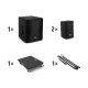 LD Systems DAVE 15 G4X BAG SET - kerekes szállítólap és védőhuzat készlet a DAVE 15 G4X rendszerhez