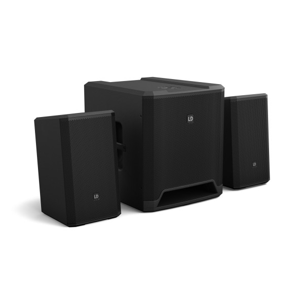 LD Systems DAVE 12 G4X - kompakt 12"-os aktív 2.1-es PA rendszer